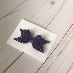 💕Sparkle purple hair bow 👒💕